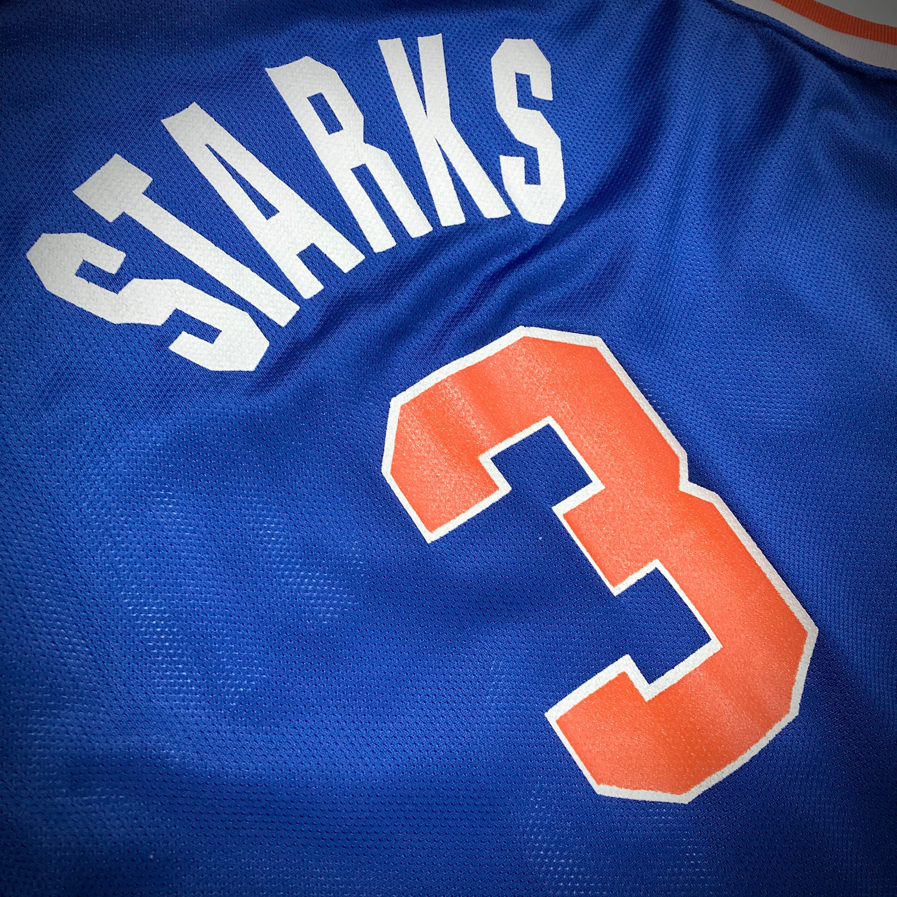 Vintage New York Knicks John Starks Champion Jersey