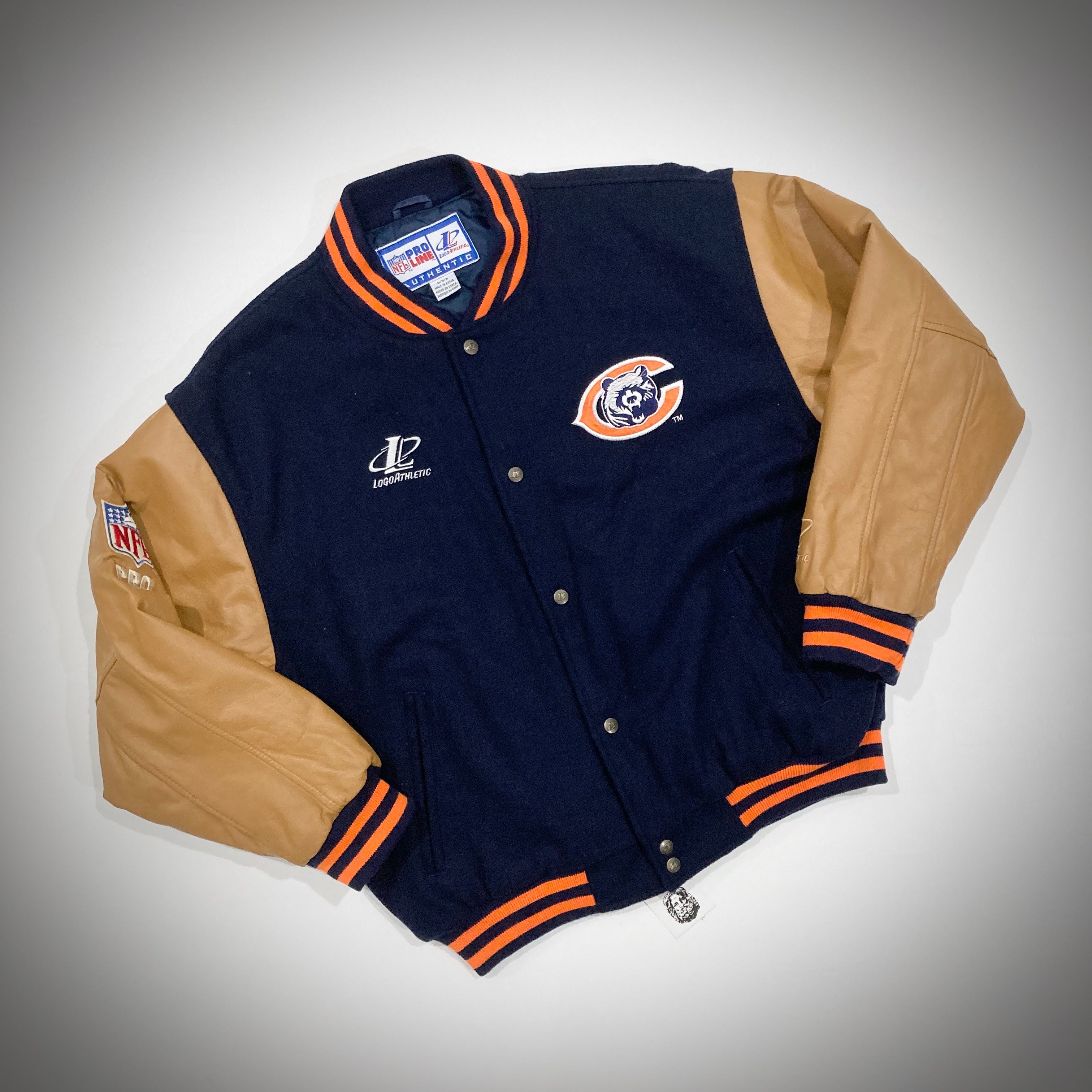 Vintage Chicago Bears LogoAthletic Varsity Jacket