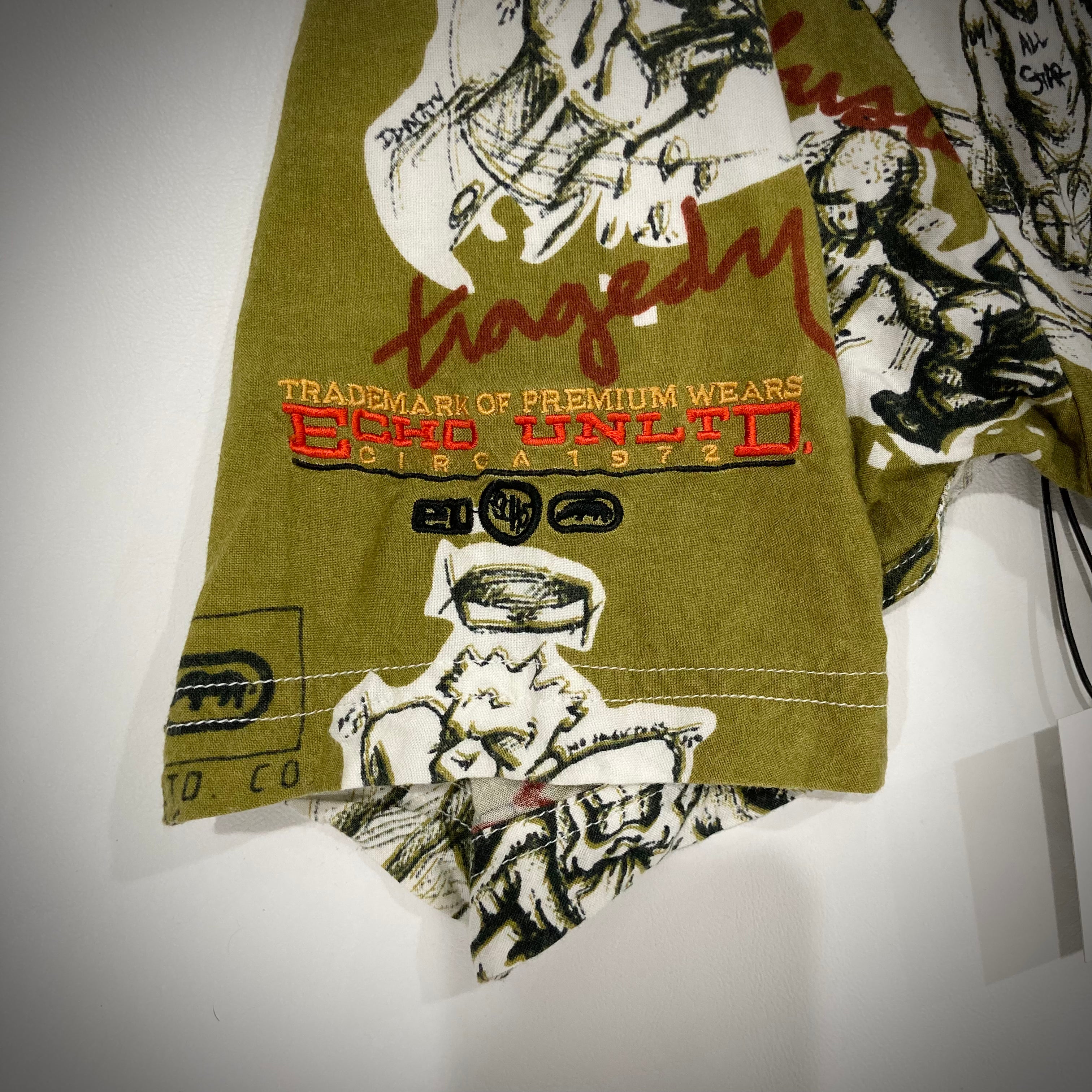 Vintage Echo Unlimited S/S Button Up