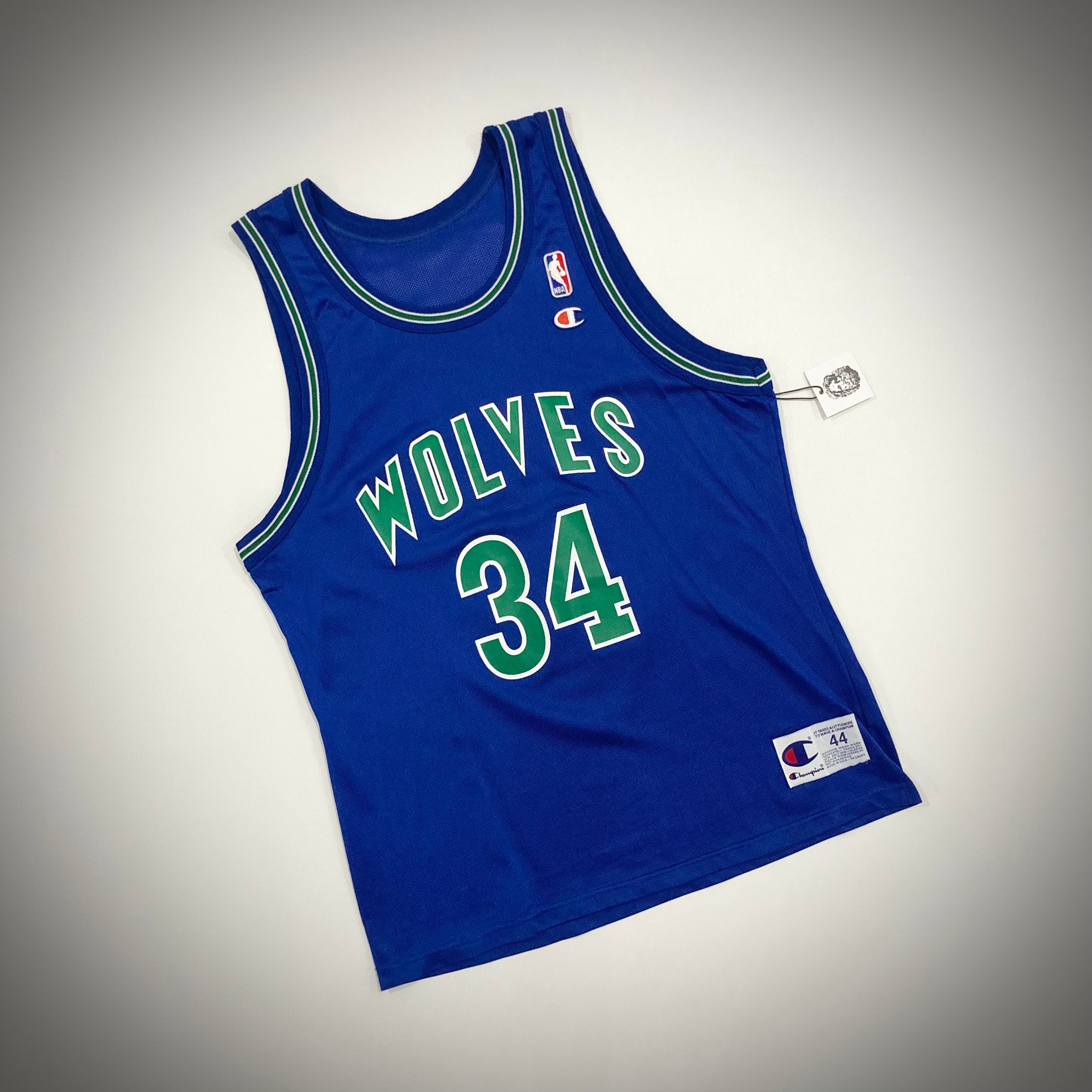 Vintage Champion Minnesota Timberwolves Isaiah Rider Jersey