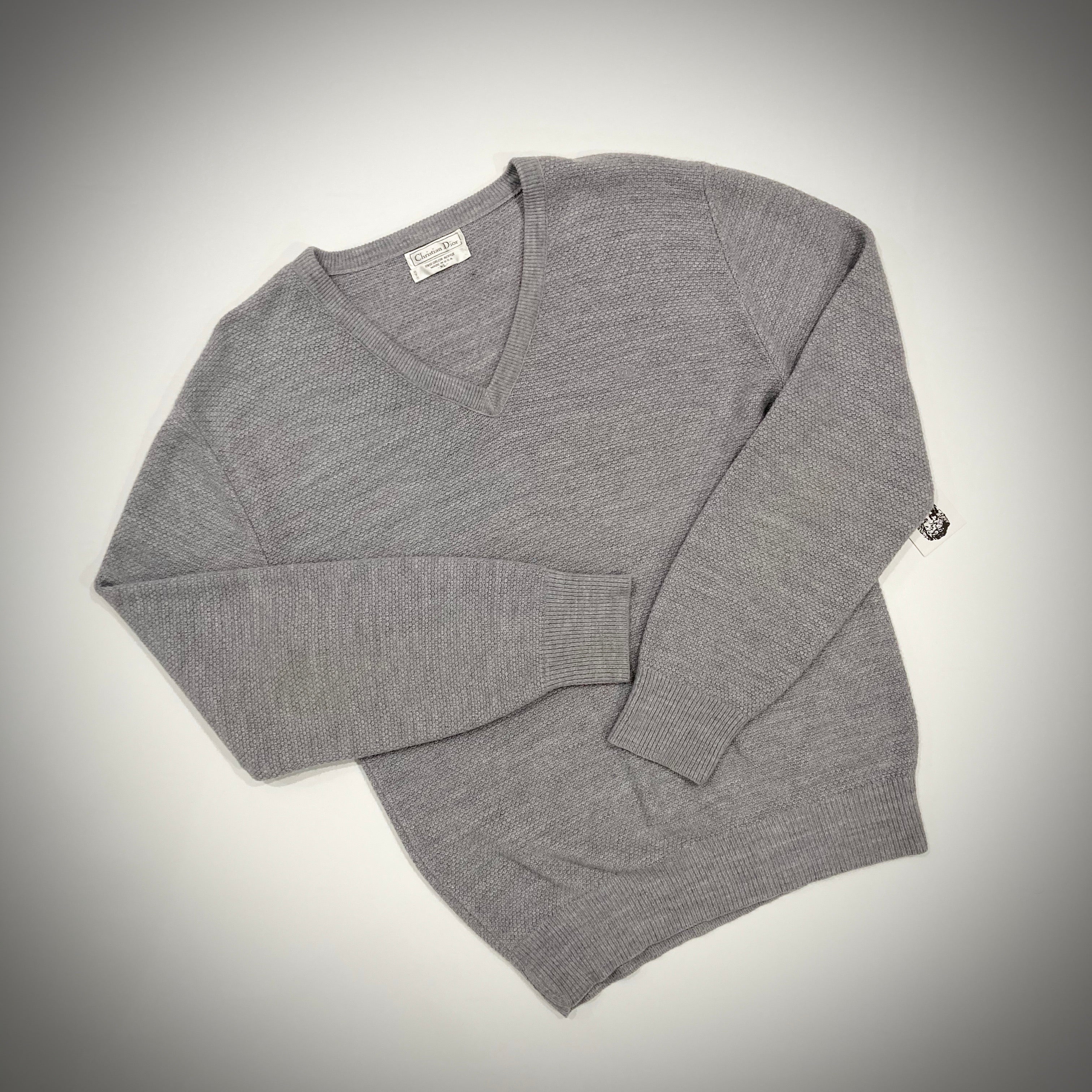 Vintage Christian Dior V-Neck Sweater