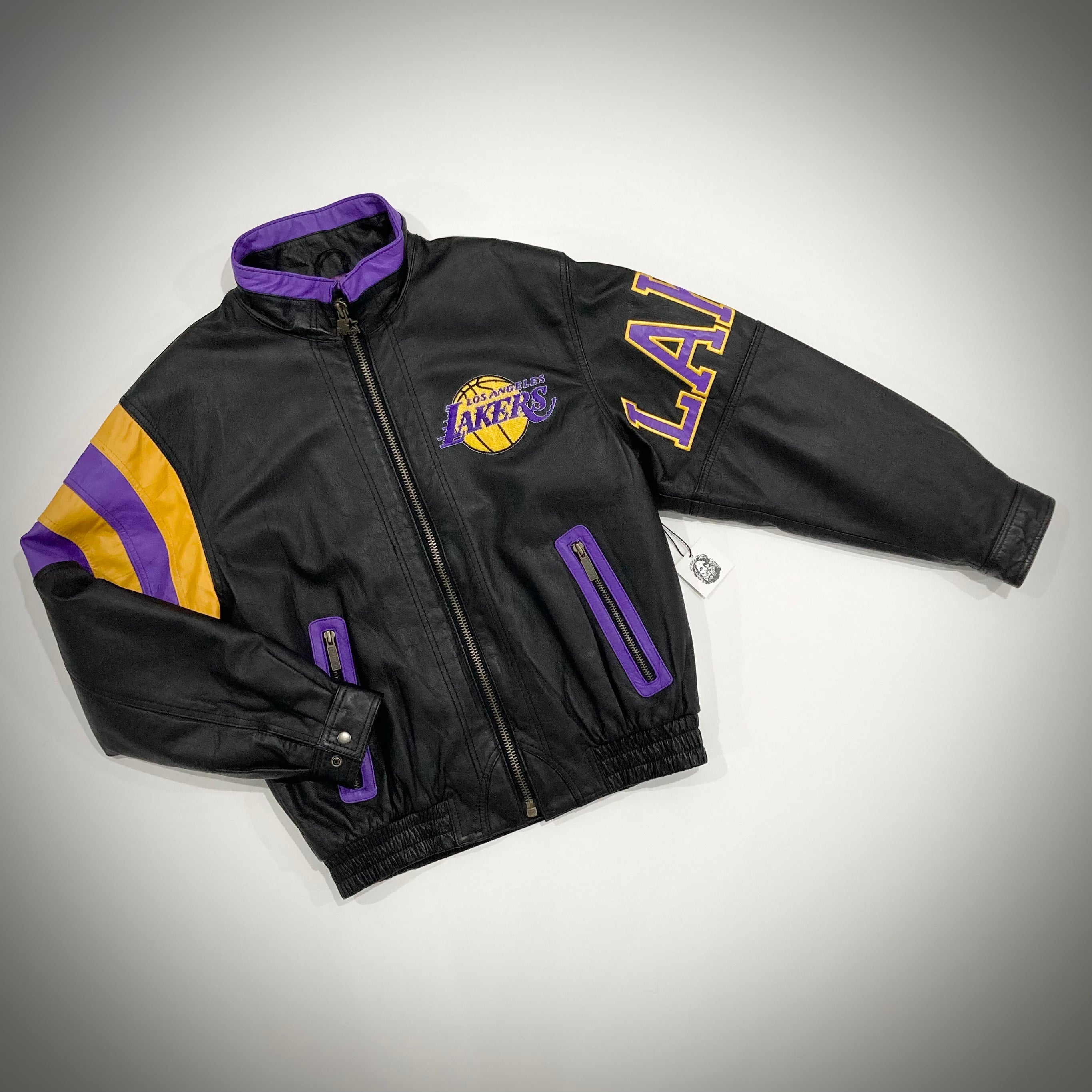 Vintage Los Angeles Lakers Leather Starter Jacket