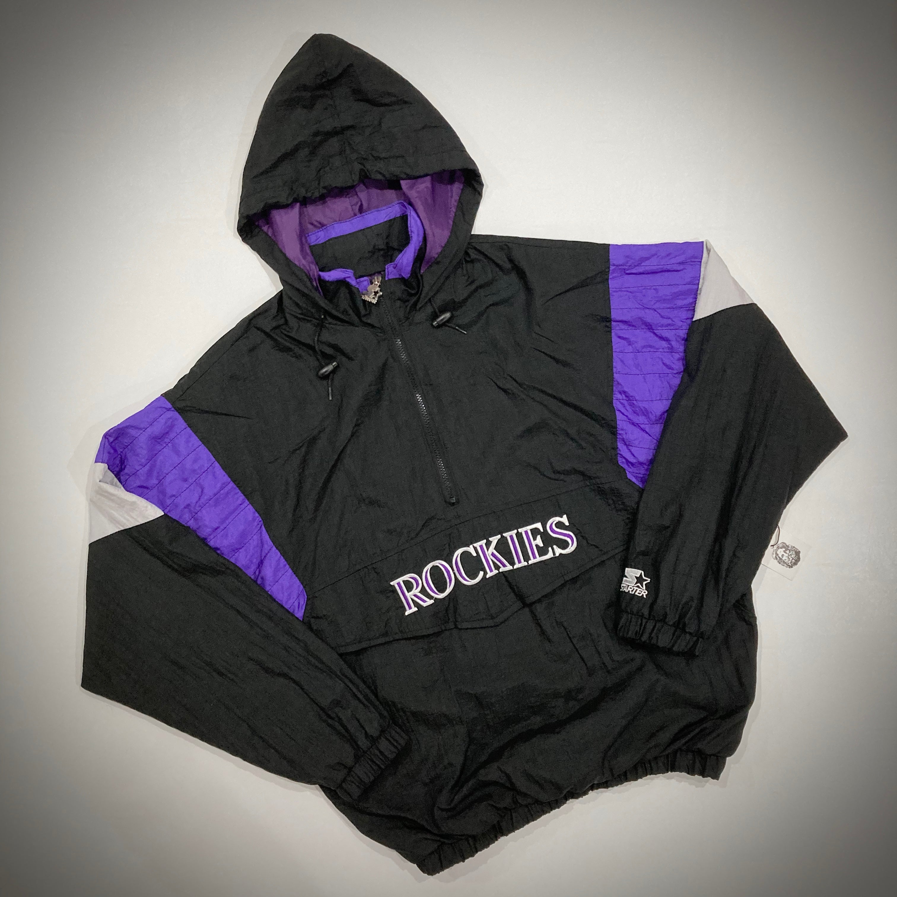 Vintage Colorado Rockies Starter Pullover Jacket